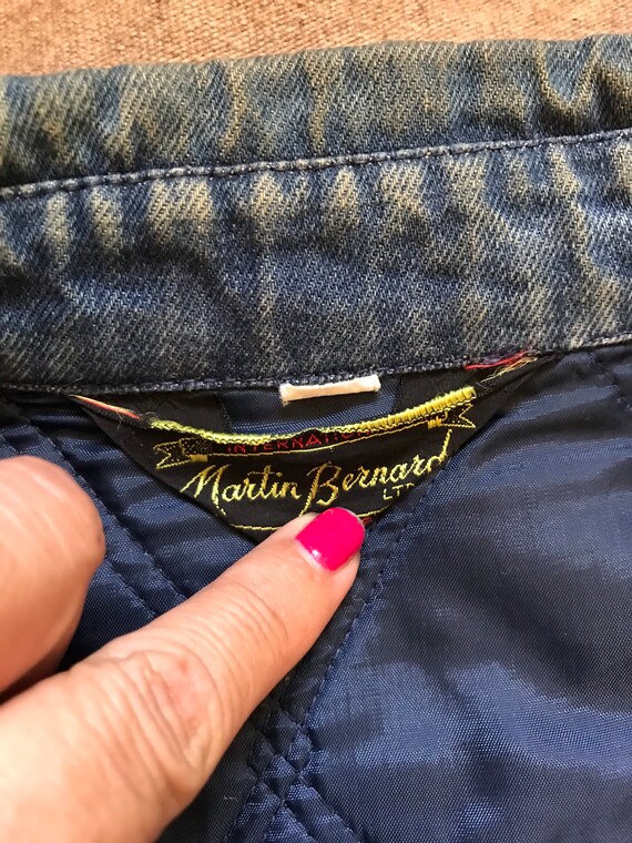 Vintage Denim Jacket by Martin Bernard Ltd. - image 8