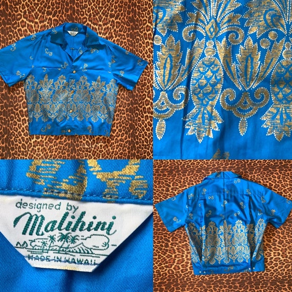 50s vintage MALIHINI アロハ　ビンテージ 50s vintage MALIHINI アロハ ビンテージ 50s vintage MALIHINI