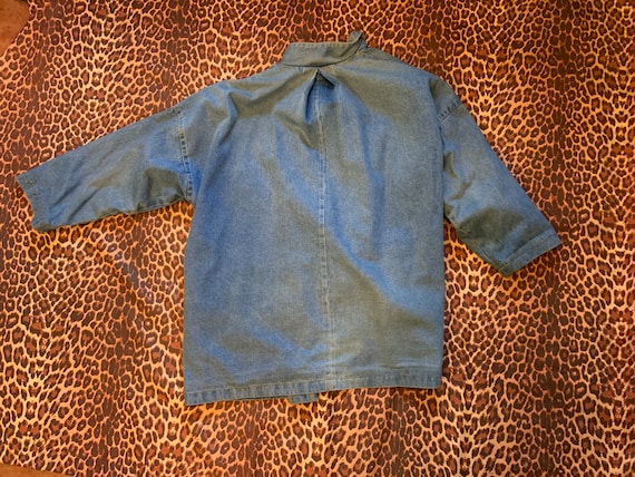 Vintage Denim Workwear Chore Jacket - image 3