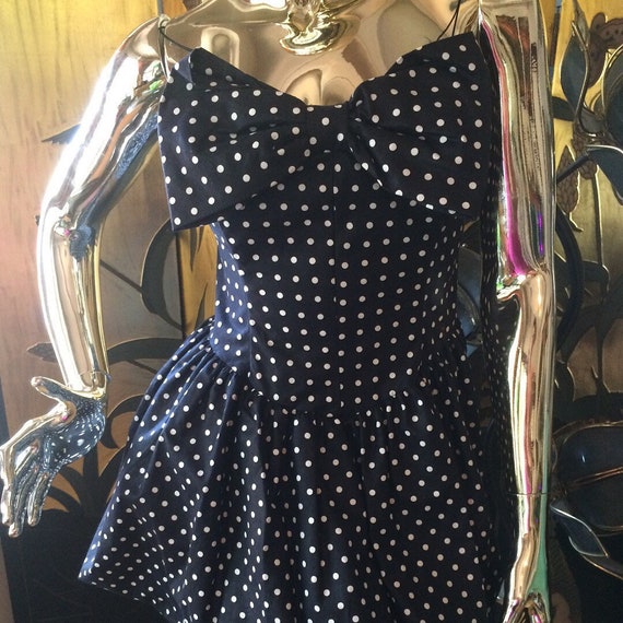 80s Strapless Dress