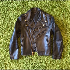 ジャケット・アウター specialvintage 60s lewis leathers Leader Vintage 60s Lewis Leathers motor leather jacket made in USA