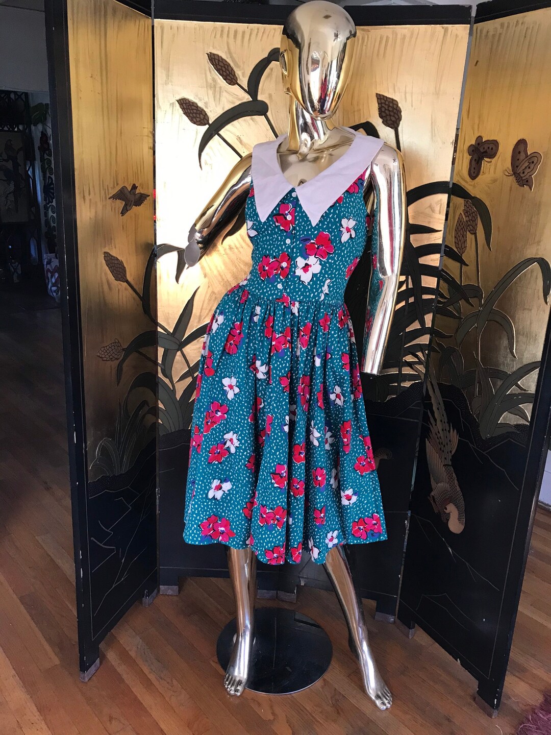 Buy Vintage Floral Dress by Robbie Bee Online in India