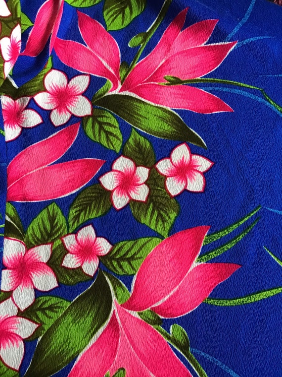 Vintage Hawaiian Shirt By Pomaré Tahiti - image 4