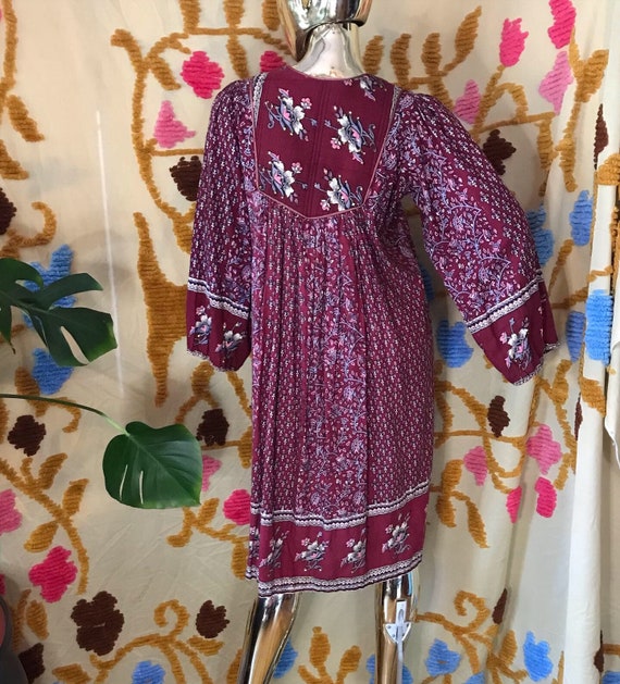 Vintage Indian Cotton Dress by California Dream - image 6