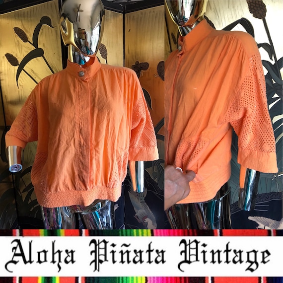 Vintage 80s Mesh Top By Alice Martin