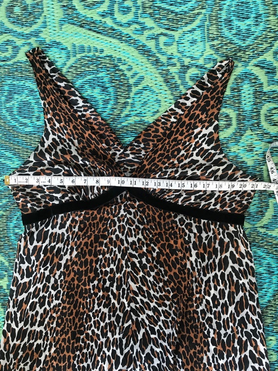 Vintage Leopard print Nightgown - image 3