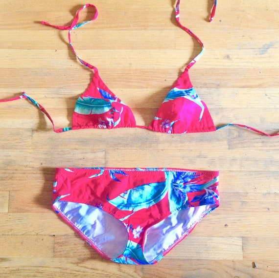 Bikini 60s Vintage aloha hip huggers
