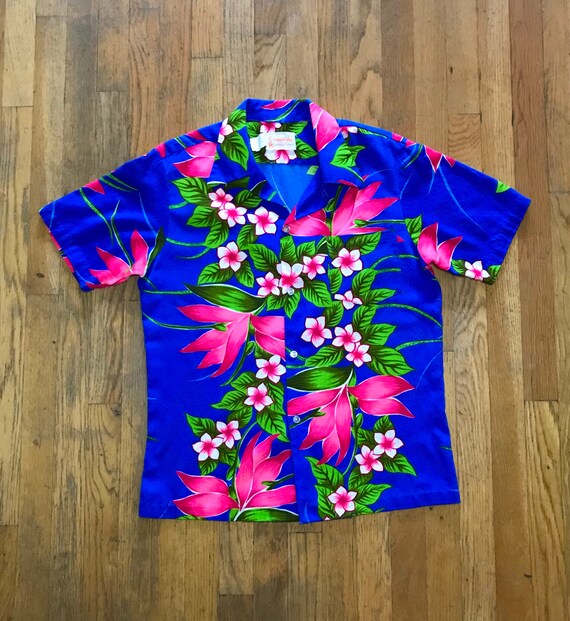 Vintage Hawaiian Shirt By Pomaré Tahiti - image 2