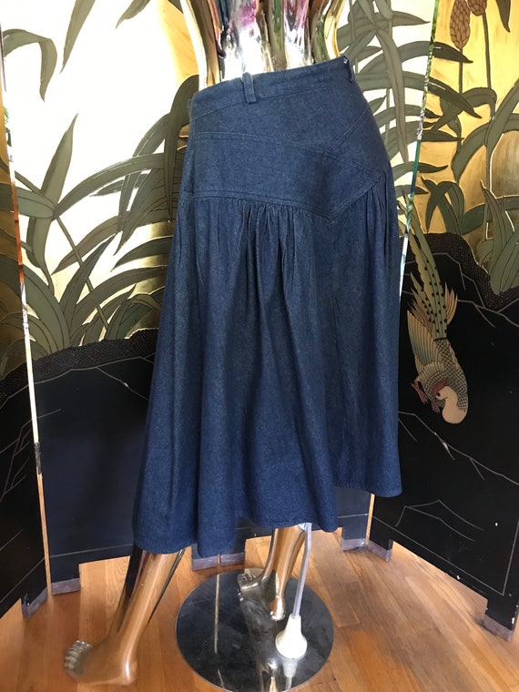 Vintage Denim Skirt - image 8