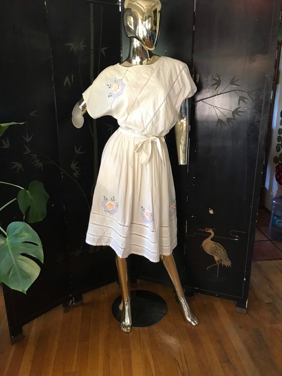 Vintage Indian Cotton Dress By Starina - image 2