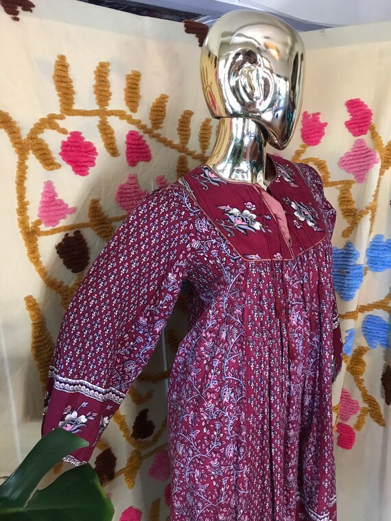 Vintage Indian Cotton Dress by California Dream - image 4