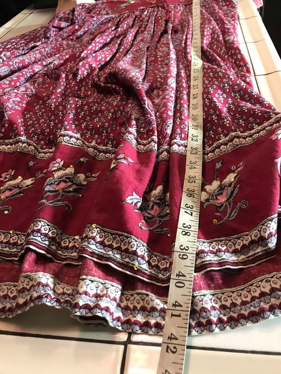 Vintage Indian Cotton Dress by California Dream - image 2