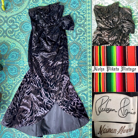 Vintage Ruben Panis Evening Gown