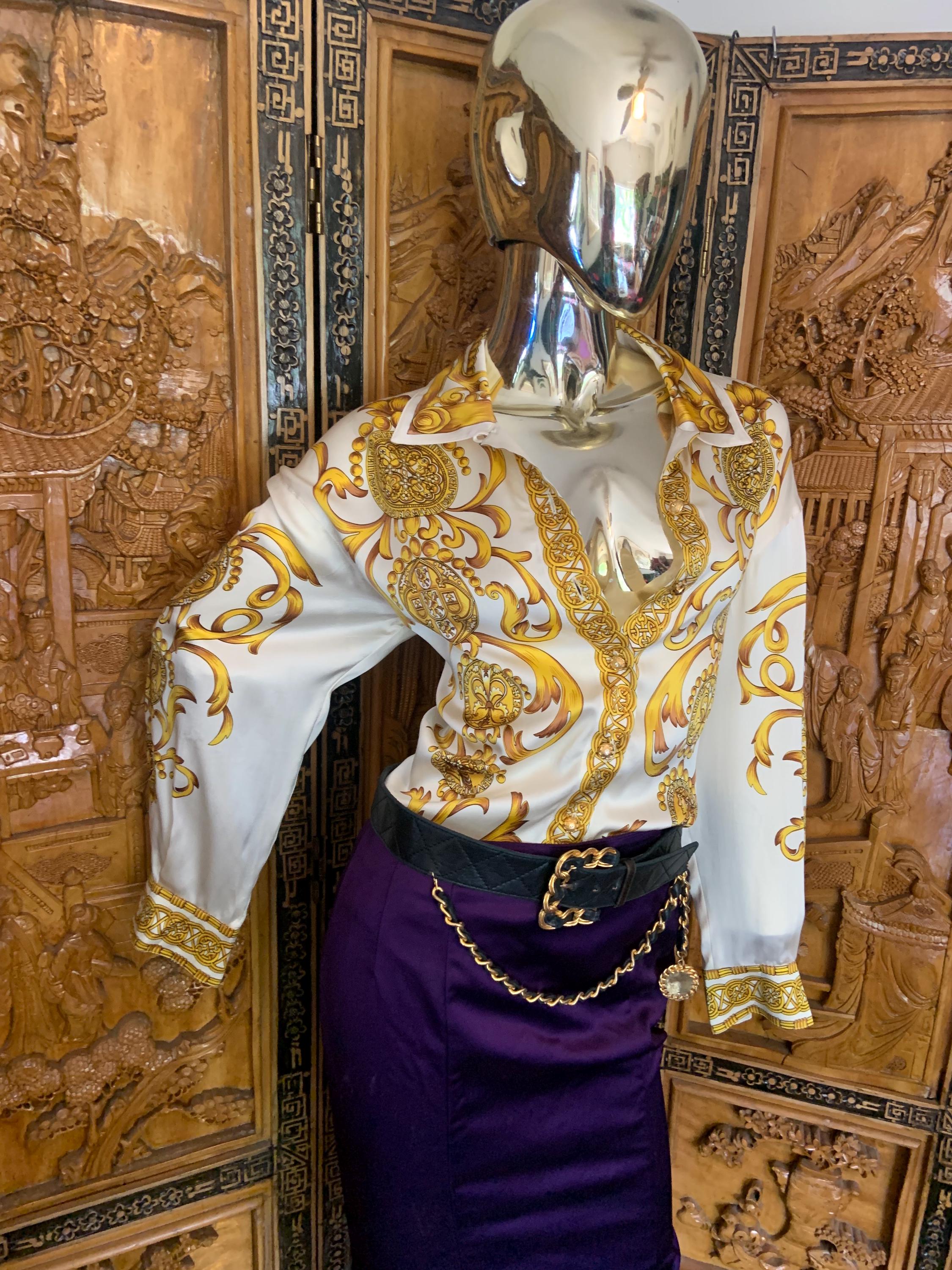 Versace Silk Blouse