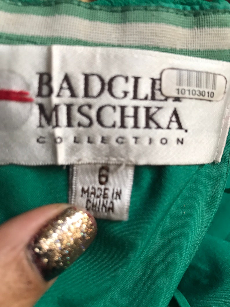 Vintage Strapless Dress by BADGLEY MISCHKA image 2