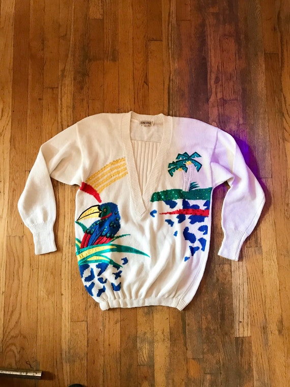 Vintage tropical Sweater