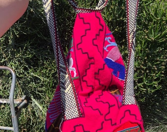 Backpack, Hand Embroidered Peruvian Andean, Sheep display picture 3