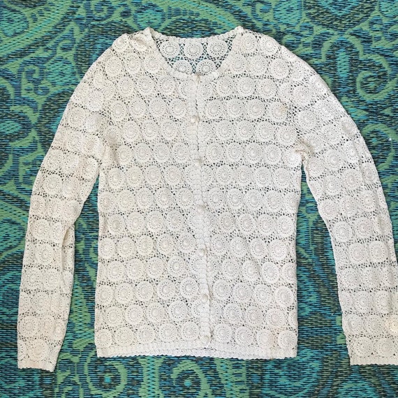 Vintage Crochet Cardigan