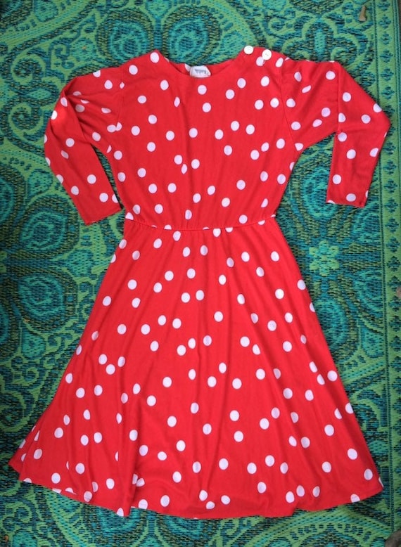 Vintage 80s Does 50s Dress