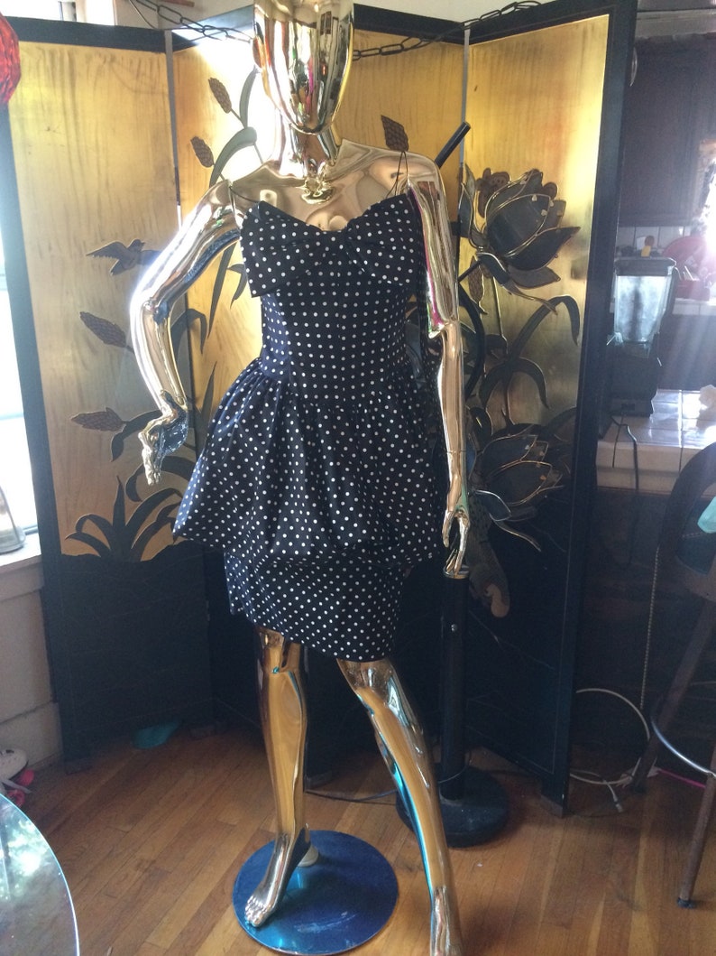 80s Strapless Dress