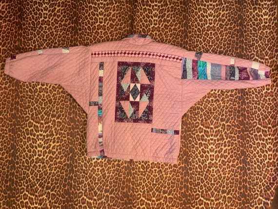 Vintage Quilted patchwork puff jacket - image 6