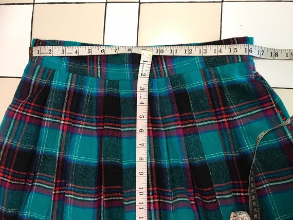 Vintage Plaid Skirt - image 8