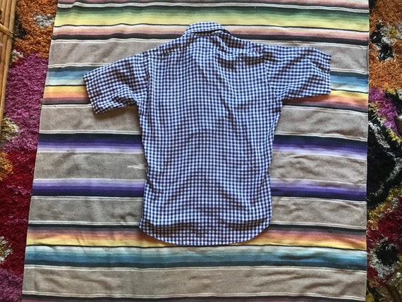 Vintage 1970s Levi’s Checkered Short Sleeves Shirt - image 5