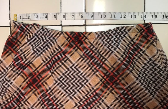 Vintage Plaid Maxi Skirt - image 5