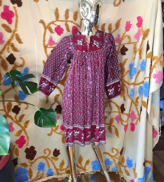 Vintage Indian Cotton Dress by California Dream - image 1