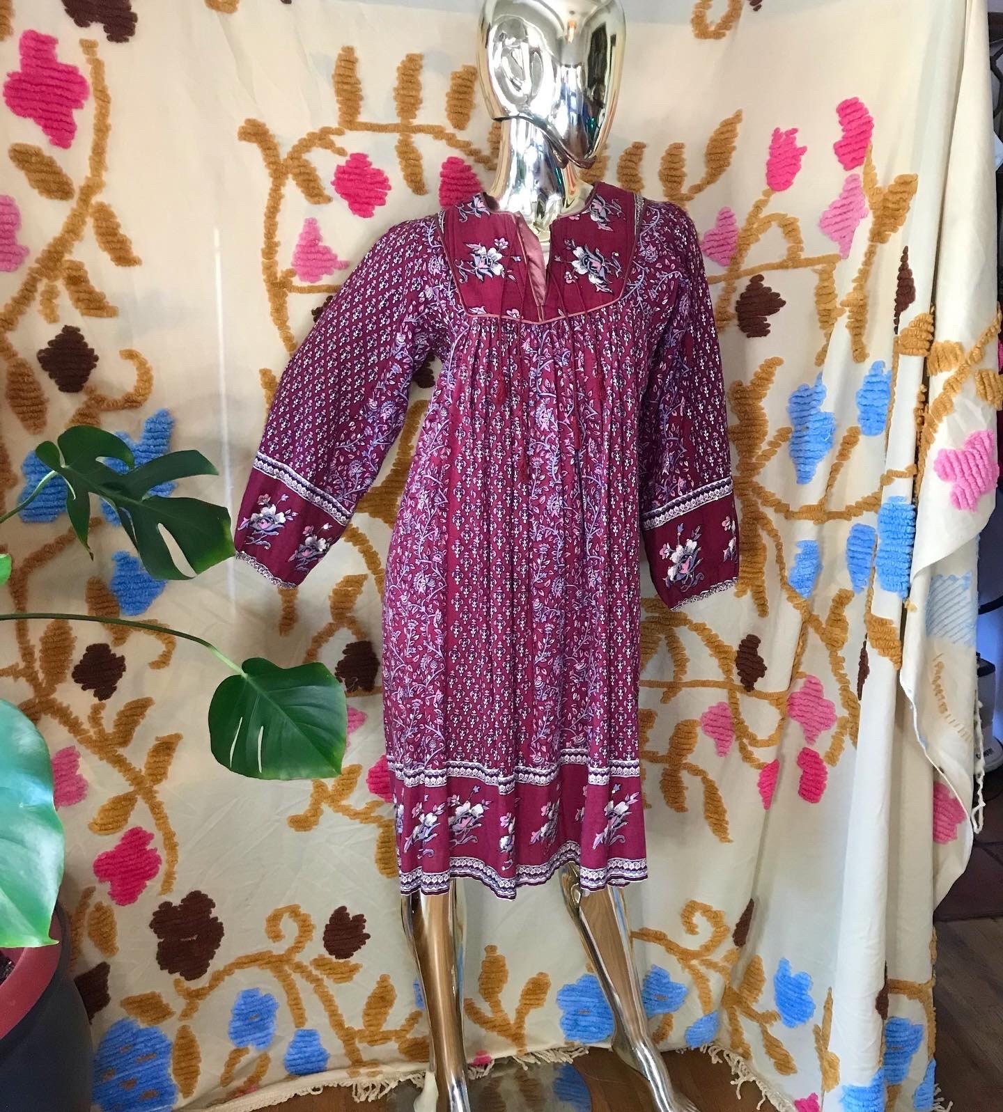 Vintage Indian Cotton Dress by California Dream Etsy