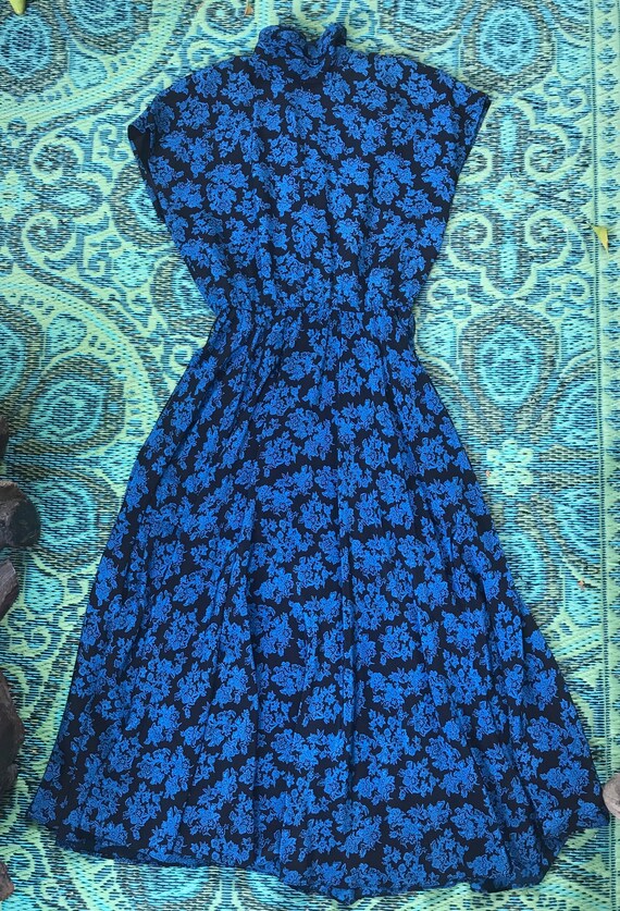 Vintage 80s Silk Dress