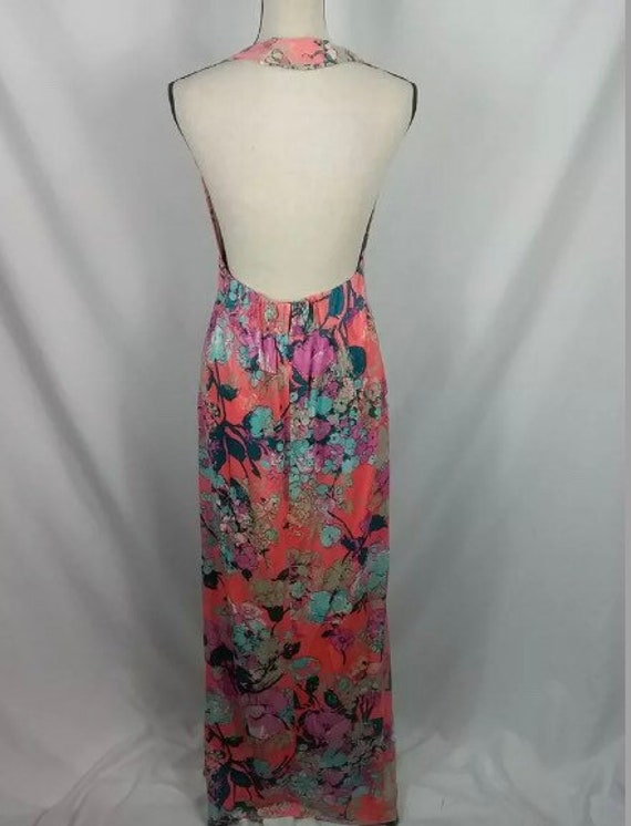 Vintage Hawaiian Maxi Halter Dress by Paradise Hawaii - Gem
