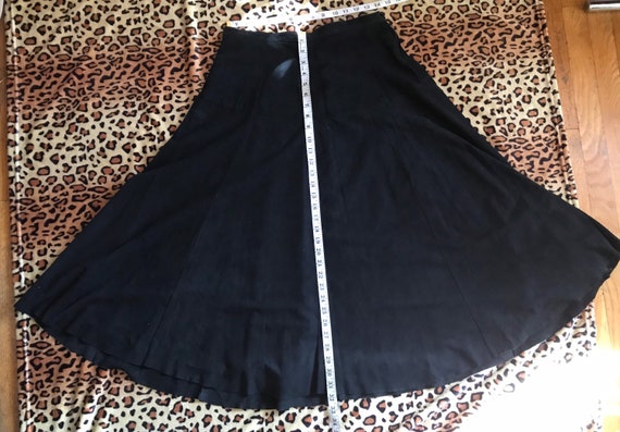 Vintage Suede Skirt by Maglia - image 9