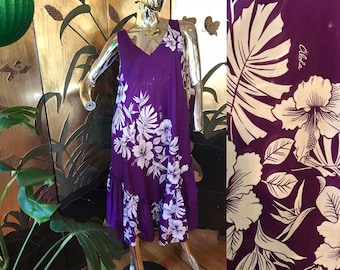 Vintage Hawaiian Dress by Royal Creations Hawaii