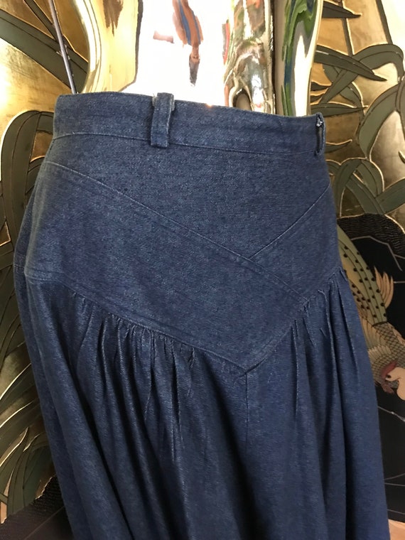 Vintage Denim Skirt - image 7