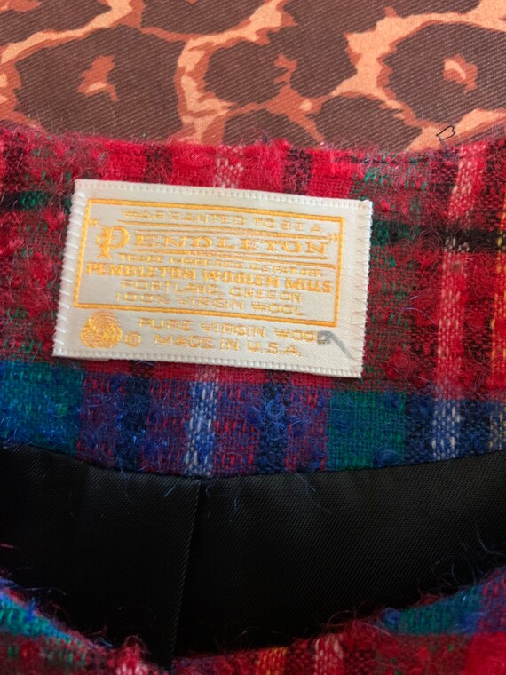 Vintage Plaid Pendleton Wool Jacket - image 3