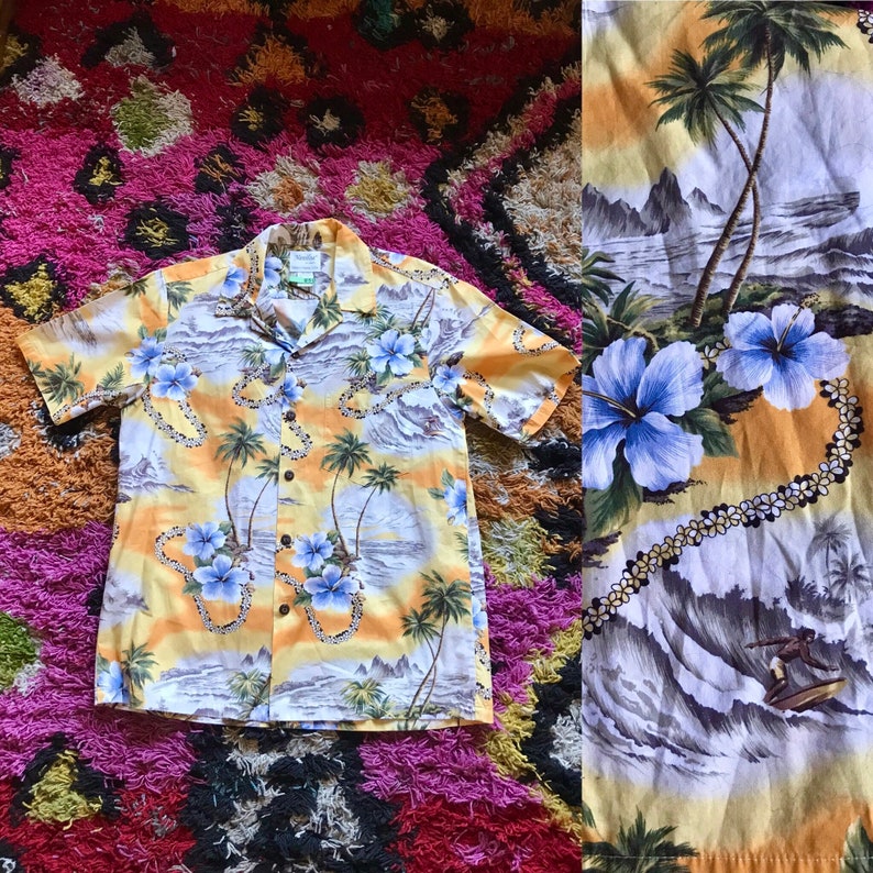 Vintage Hawaiian Shirt by Naniloa of Hawaii image 1