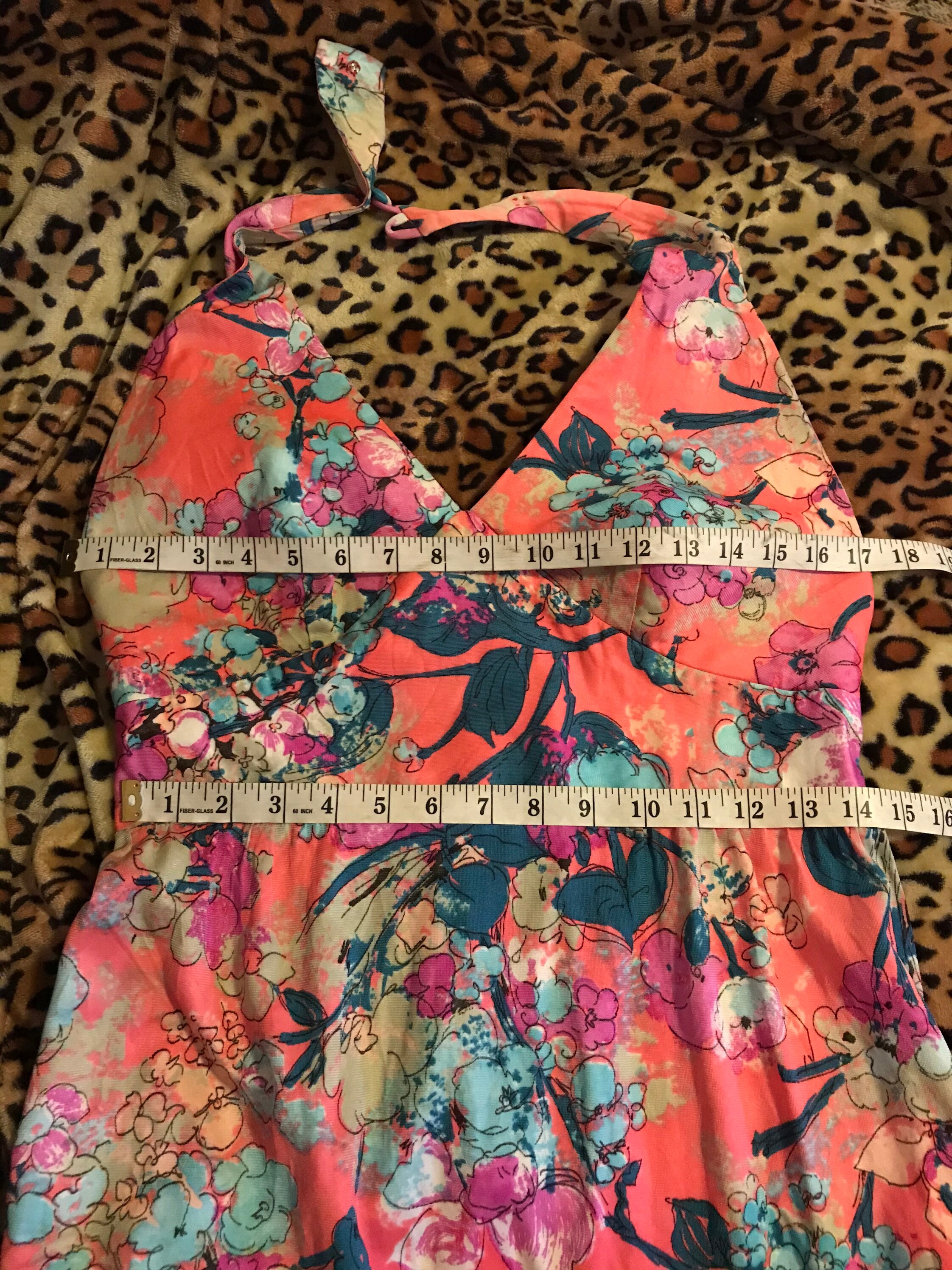 Vintage Hawaiian Maxi Halter Dress by Paradise Hawaii | Etsy