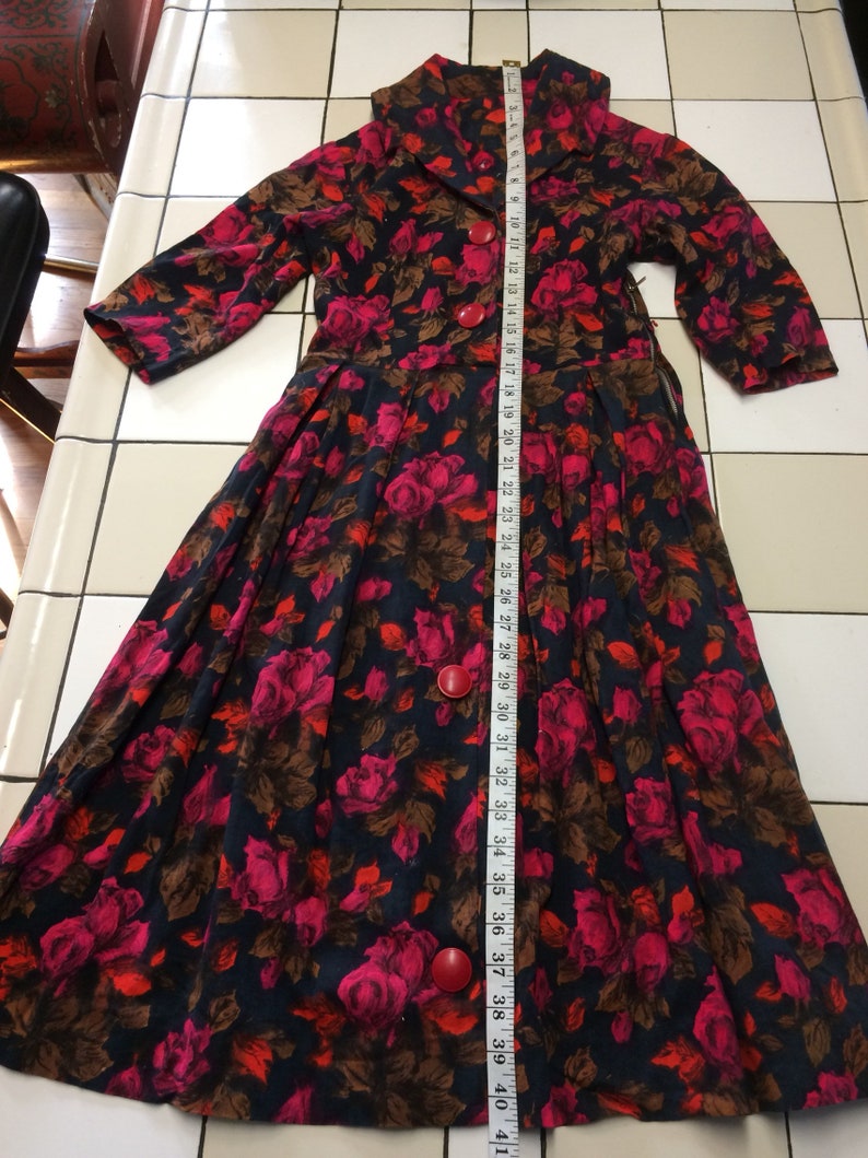 Vintage 50s Floral Dress image 2