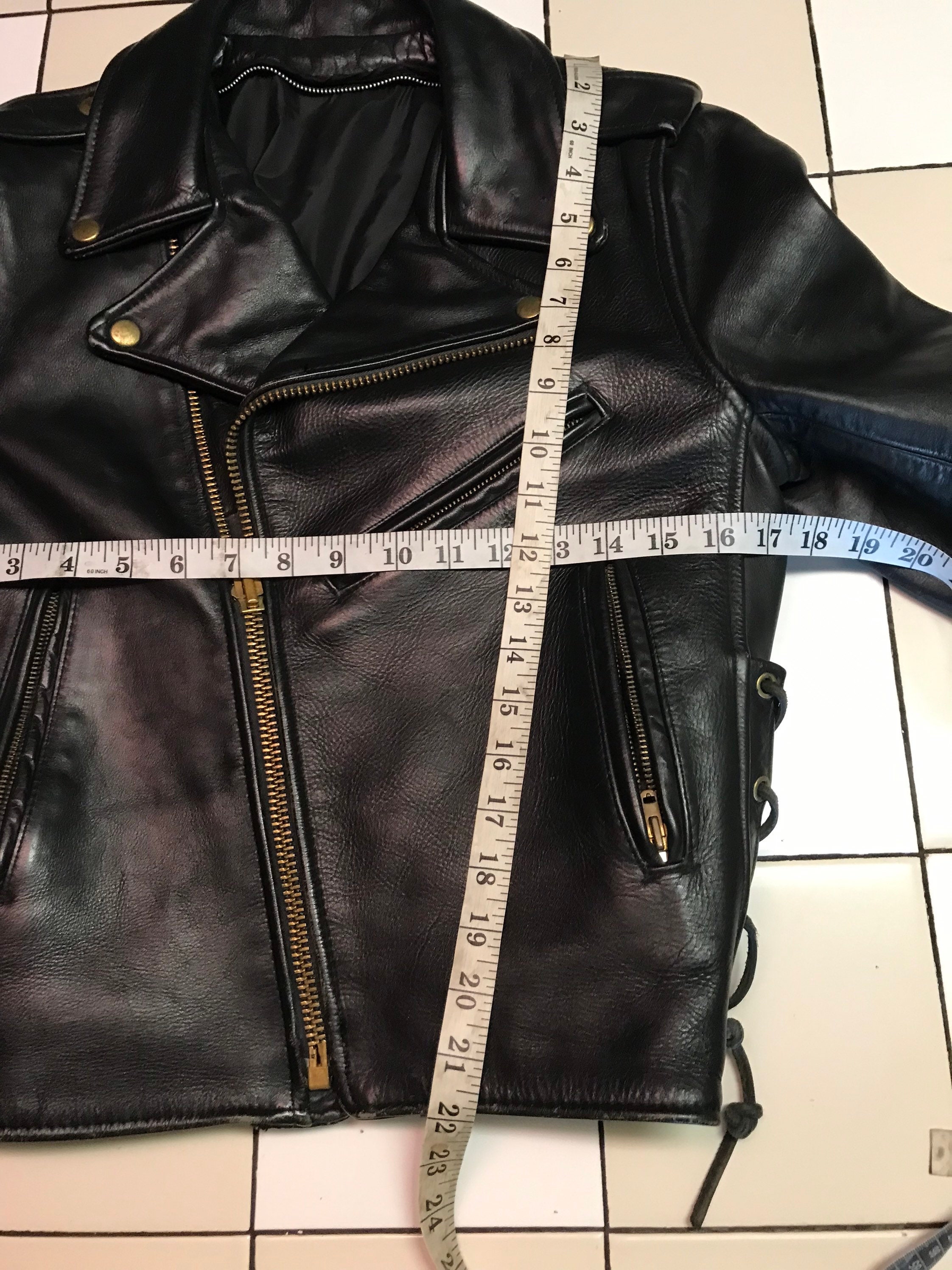 Vintage Leather Motorcycle Jacket - Etsy