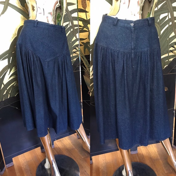 Vintage Denim Skirt - image 1