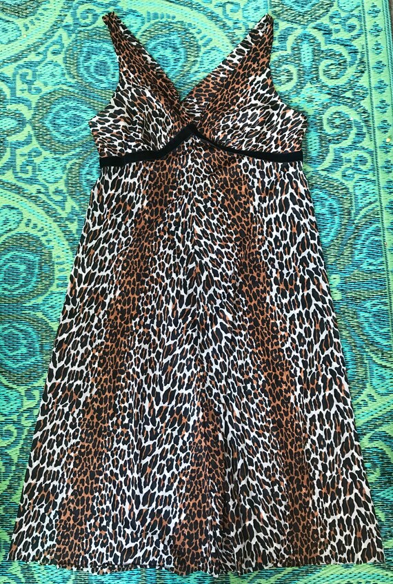 Vintage Leopard print Nightgown - image 2