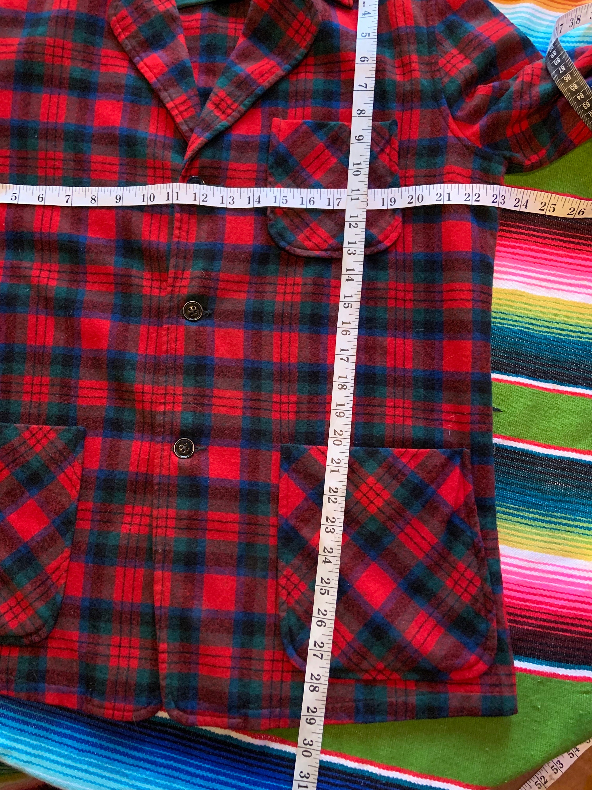 Vintage Pendleton 49er Flannel Shirt 1950's Workwear Chore Jacket