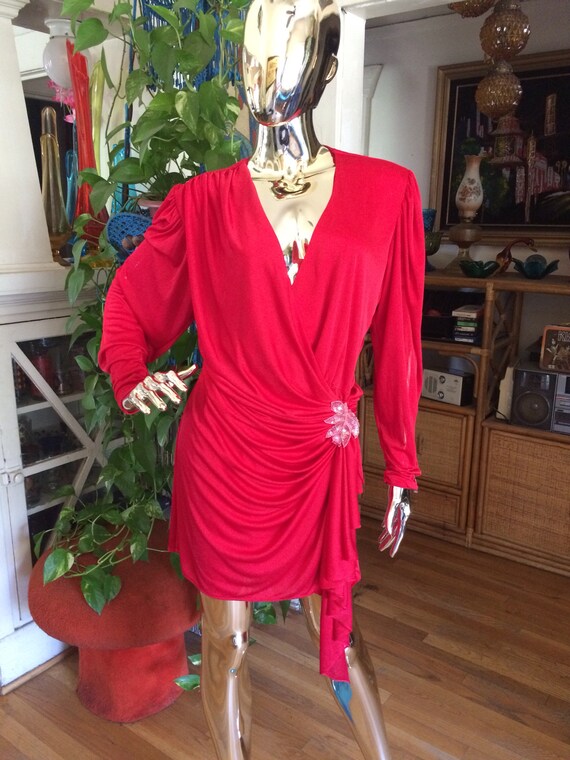 Disco Wrap Dress