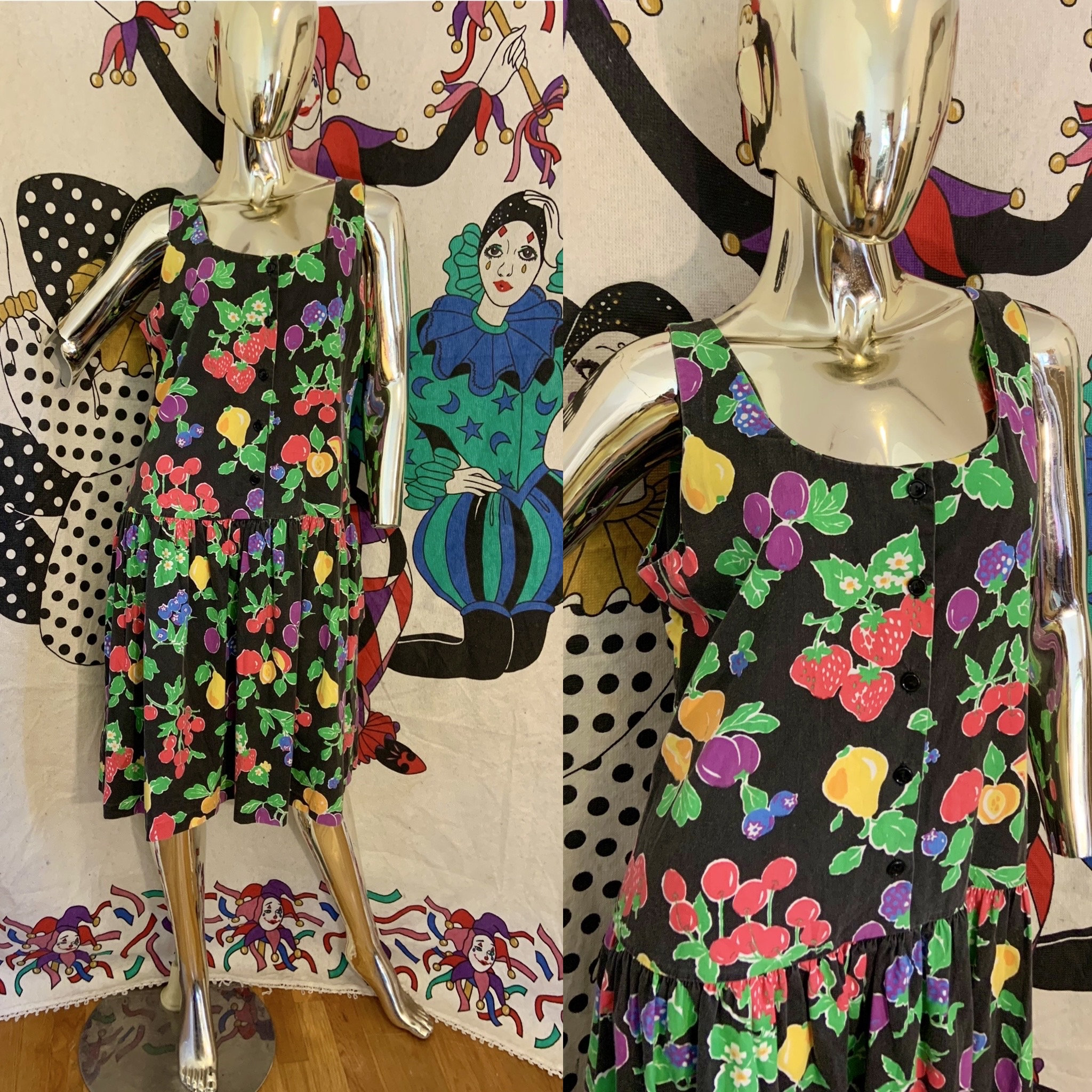 Betsey Johnson Vintage Fruit Dress - Etsy