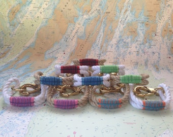 Sailwinds Rope Bracelet - Caribbean Collection - Nautical Rope Bracelets Made in Maine