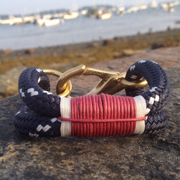 Sailwinds Nautical Rope Bracelet - Coastal Collection - Nautical Inspired Authentic Rope Bracelet Hand-crafted in Maine