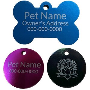 Customized Aluminum Pet Tags