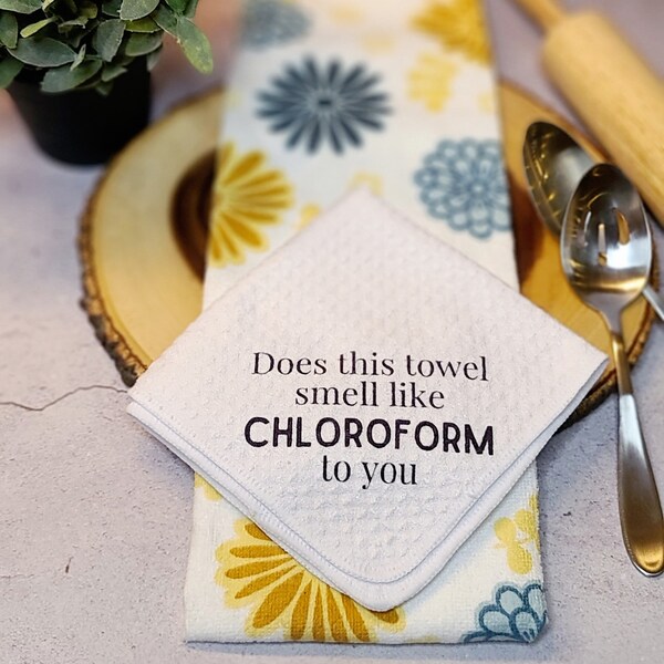 Hand Towel Does This Smells Like Chloroform Etsy