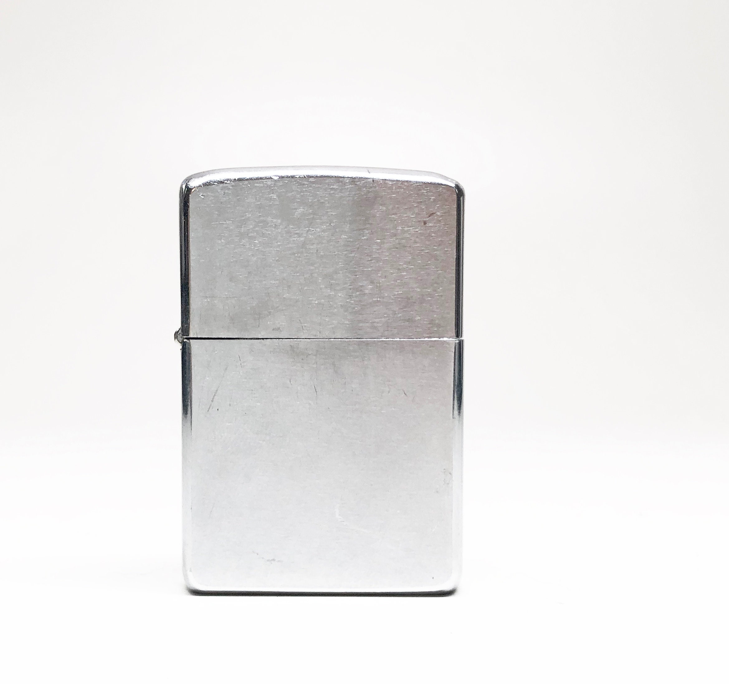 1969 Zippo Lighter Working 1969 Brushed Chrome Old Bradford, NJ